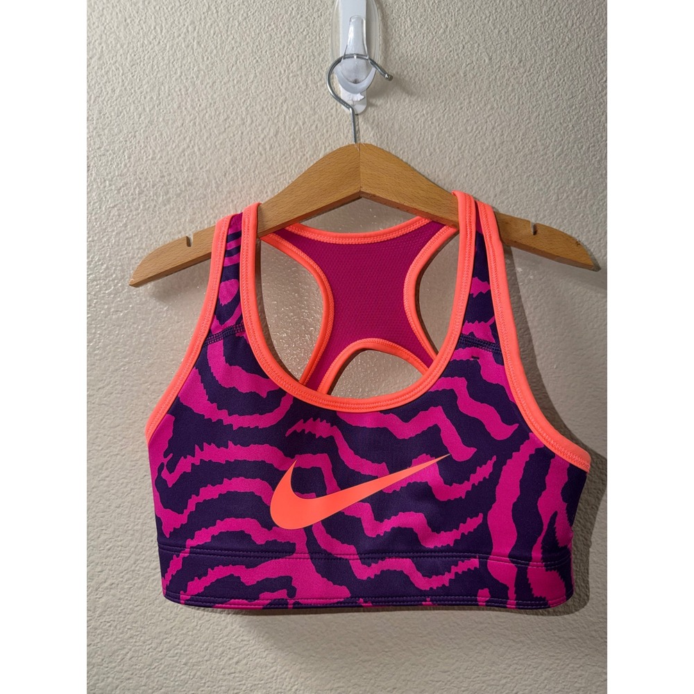 Girls Reversible Nike Sports Bra Size Mediyn